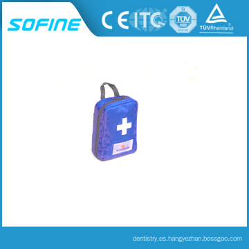 Kit de primeros auxilios médico de emergencia portátil de color azul de emergencia